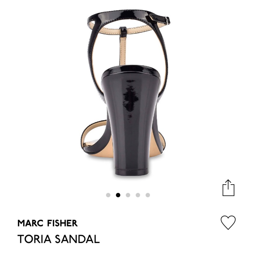 Marc Fisher Toria T-Strap Sandal - Picture 2 of 3